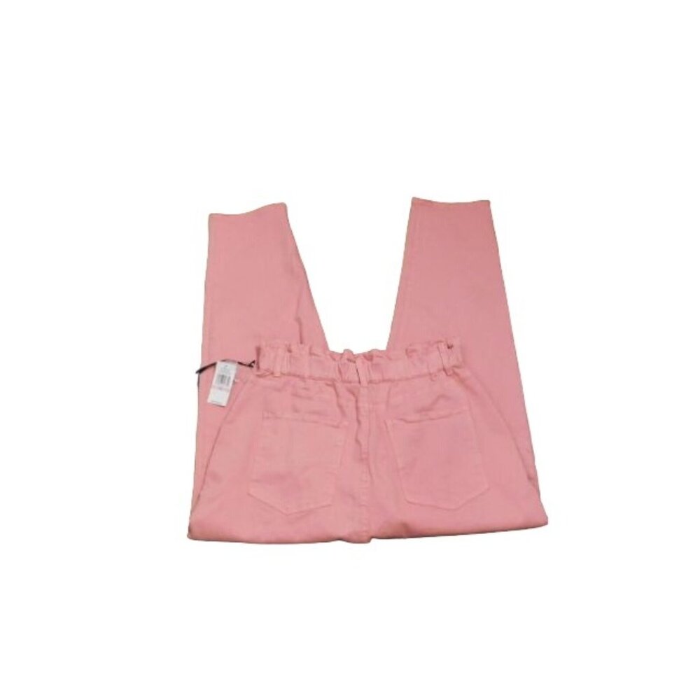 1. State Size 32 Pink Ruffle High Waist Denim Jeans NWT $99 - Picture 3 of 3